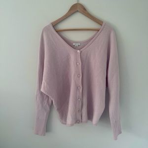 100% Cashmere V neck cardigan